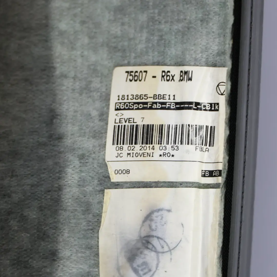 Backrest Fabric Diagonal Track Grey Front Left N/S to Mini R60 Countryman Seat with Part number 9811295 Mini R60 Countryman Seat Backrest Fabric Diagonal Track Grey Front Left N/S - SKU 9811295 - Part number 9811295