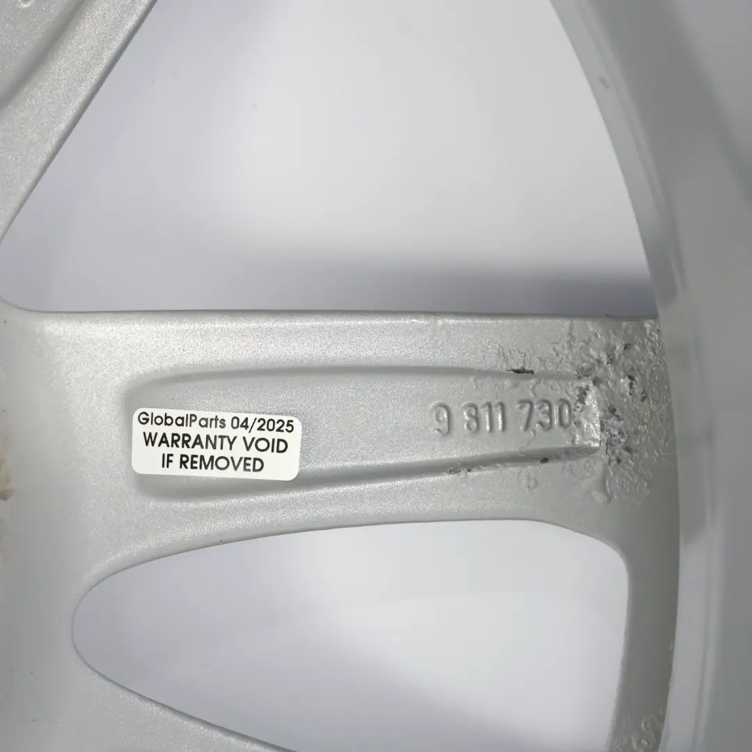 Mini R60 R61 Silver Cerchio In Lega 17" 7J Et:50 Triangolo Raggi 141 - SKU 9811730-1 - Numero di parte 9811730
