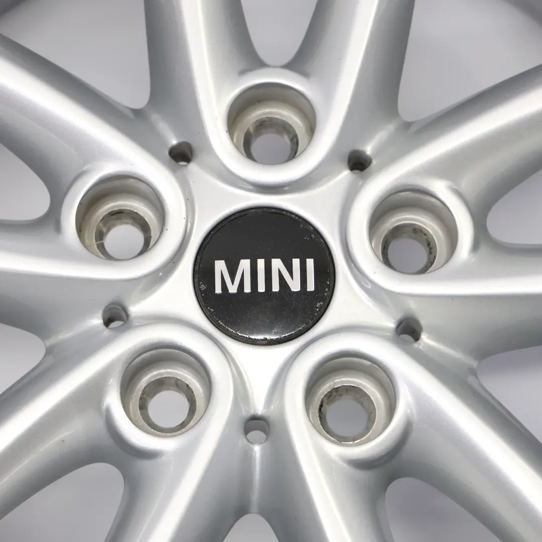 Mini R60 R61 Silver Cerchio In Lega 17" 7J Et:50 Triangolo Raggi 141 - SKU 9811730-1 - Numero di parte 9811730