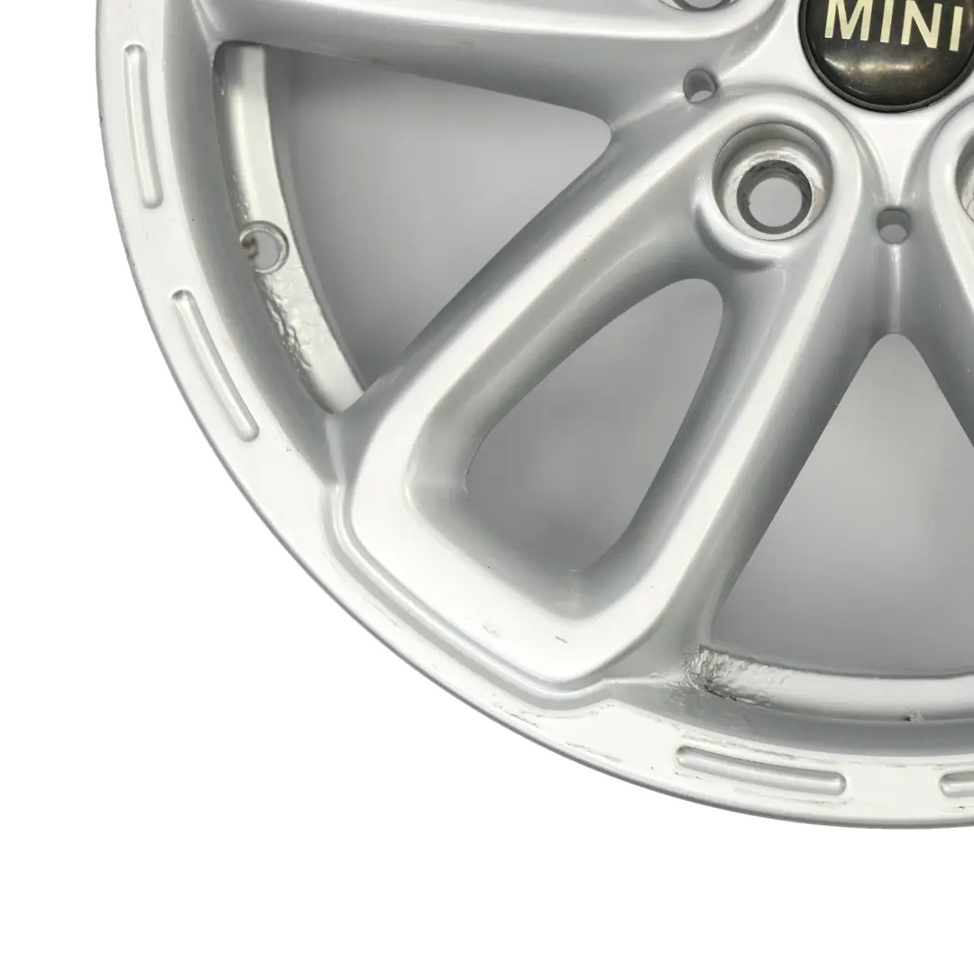 Mini R60 R61 Silver Cerchio In Lega 17" 7J Et:50 Triangle Spoke 141 - SKU 9811730-2 - Numero di parte 9811730