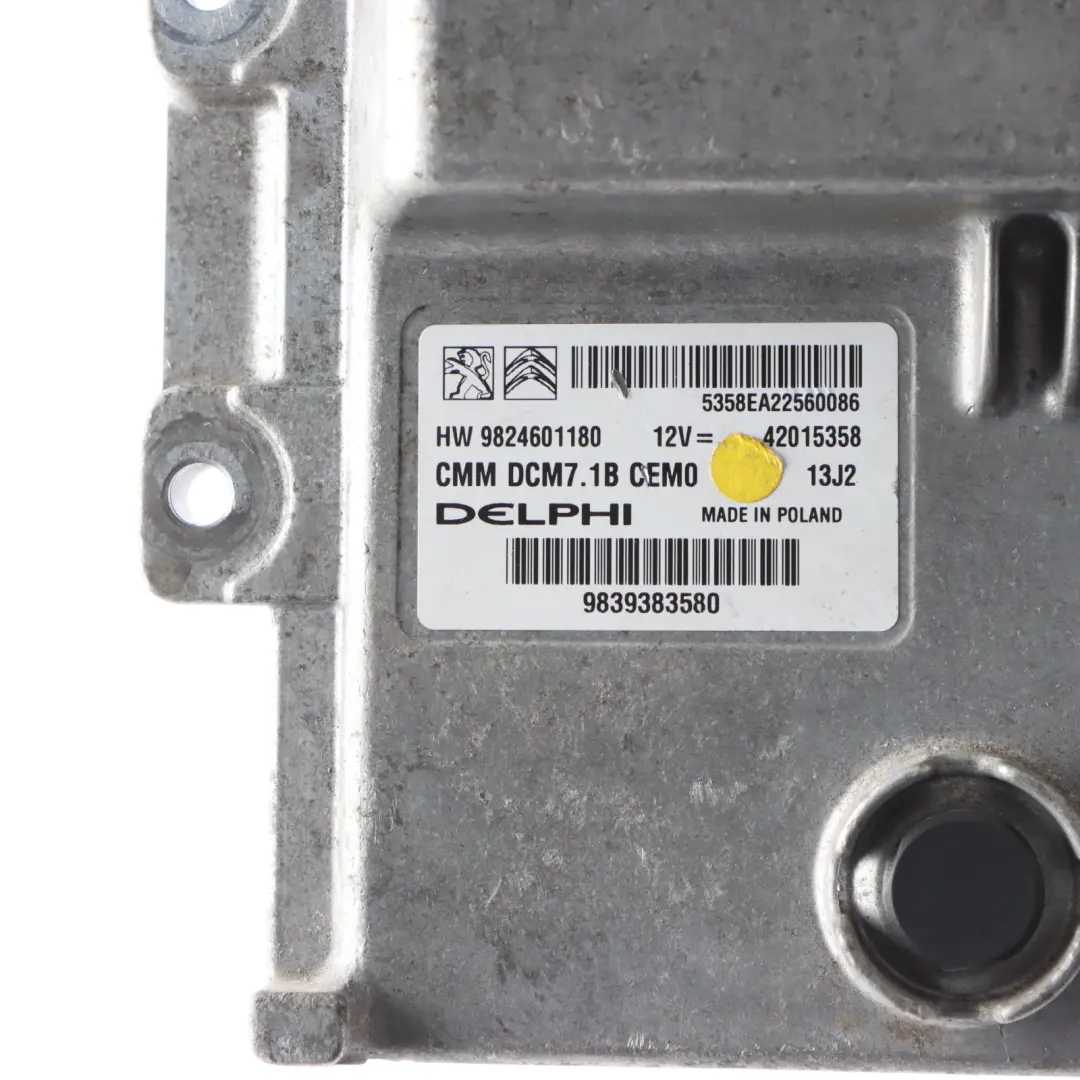  Citroen Relay III 2.2 DW12RUD Engine Module ECU Kit Ignition + Key - SKU 9824601180-1 - Part number 9824601180