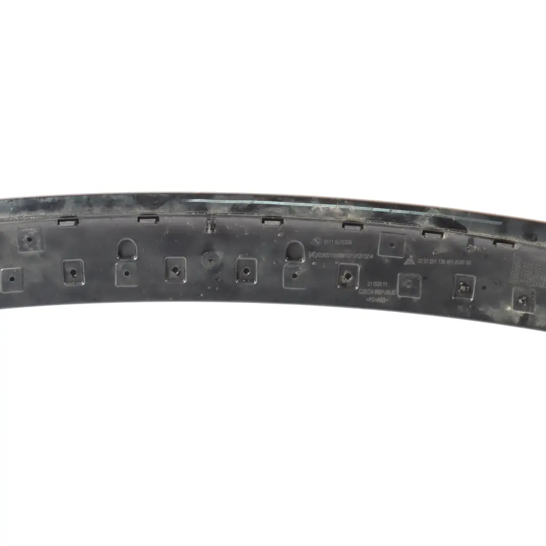 BMW F40 Front Bumper M Sport Lower Splitter Trim Panel Black Sapphire - 475 - SKU 9850691-BS - Part number 9850691