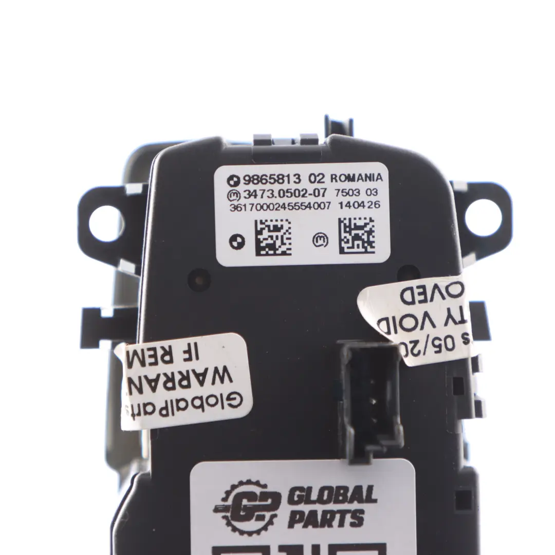  Light Switch BMW F15 F16 F45 F46 F85 F86 Control Element Headlight - SKU 9865813 - Part number 9865813