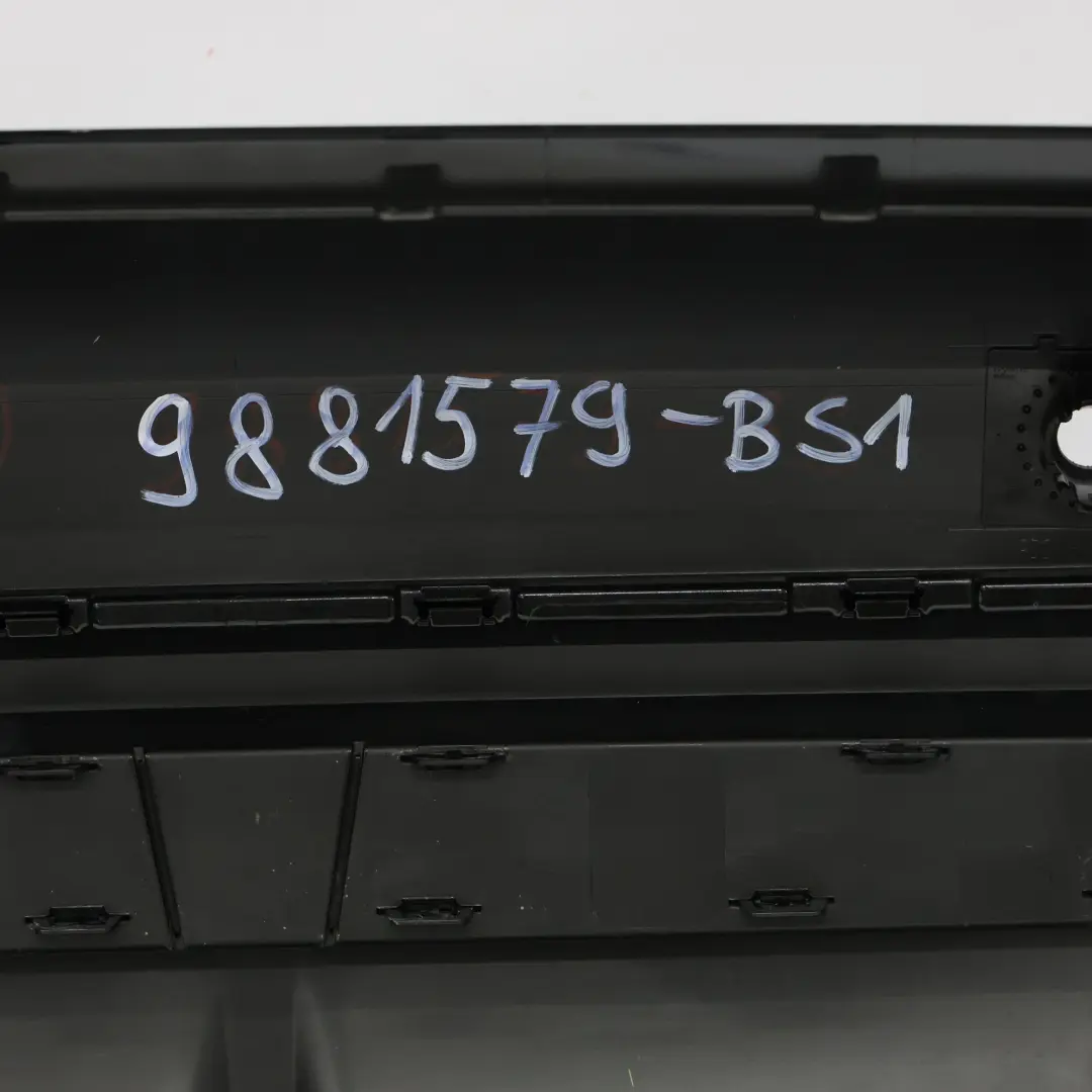 Bumper M Sport Trim Panel PDC Black Sapphire Metallic - 475 to BMW F40 Rear with Part number 9881579 BMW F40 Rear Bumper M Sport Trim Panel PDC Black Sapphire Metallic - 475 - SKU 9881579-BS1 - Part number 9881579