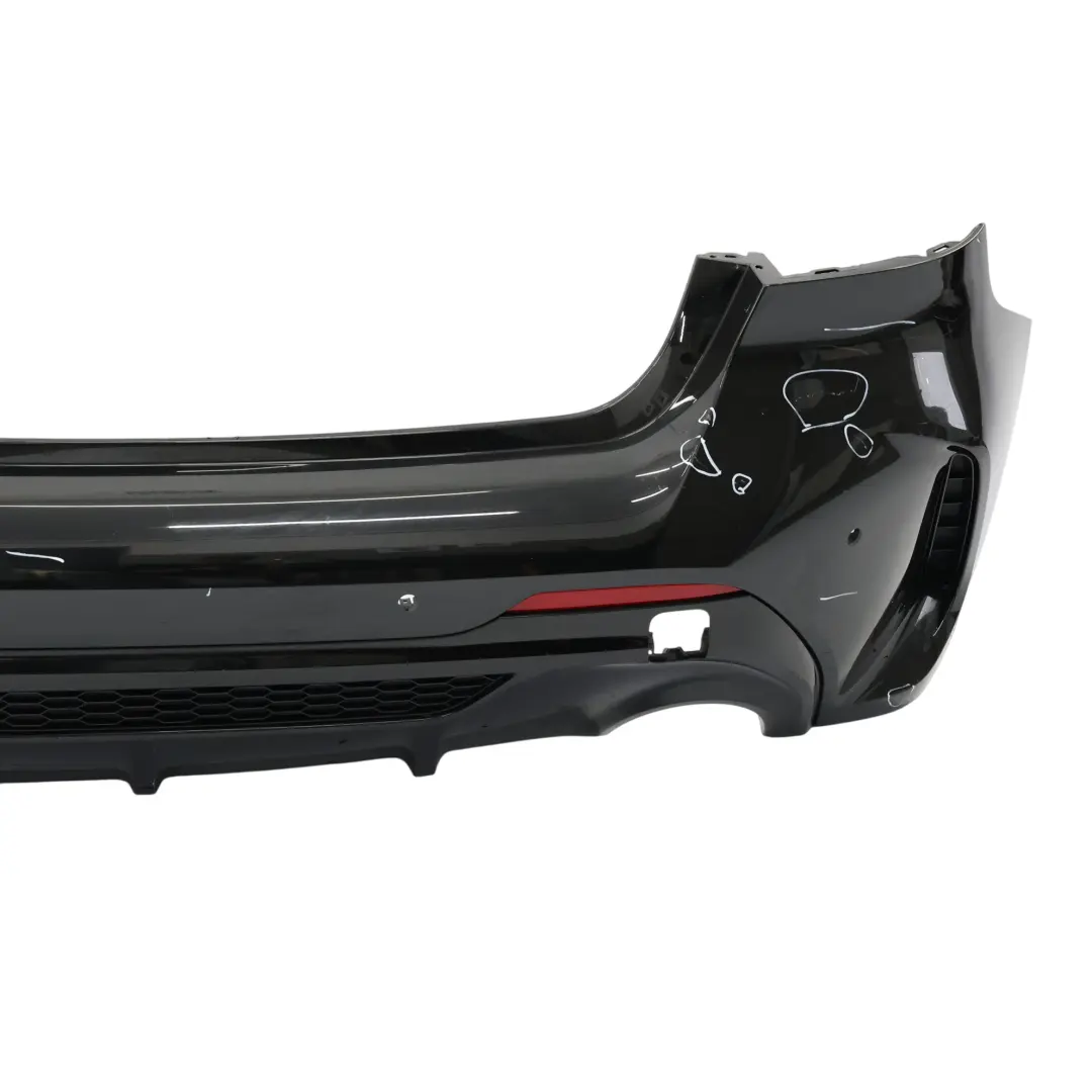 BMW F40 Tylny Zderzak M-Pakiet PDC Black Sapphire Czarny Metalik - 475 - SKU 9881579-BS1 - Numer Części 9881579