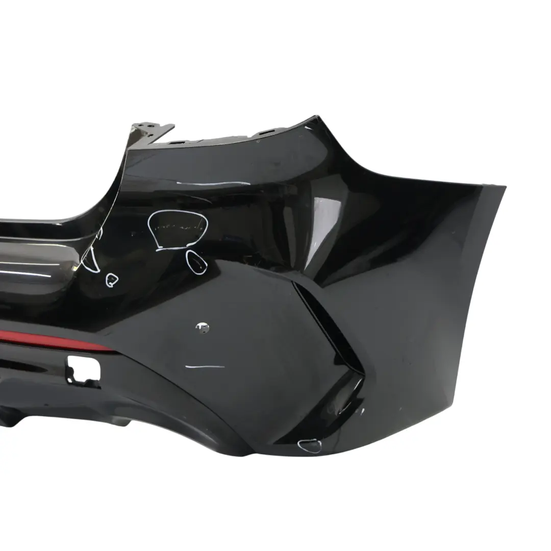 Bumper M Sport Trim Panel PDC Black Sapphire Metallic - 475 to BMW F40 Rear with Part number 9881579 BMW F40 Rear Bumper M Sport Trim Panel PDC Black Sapphire Metallic - 475 - SKU 9881579-BS1 - Part number 9881579