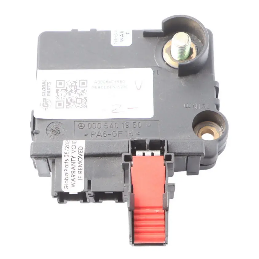 Fuse Relay Junction Box HV Battery Connector to Mercedes W220 with Part number A0005401950 Mercedes W220 Fuse Relay Junction Box HV Battery Connector - SKU A0005401950 - Part number A0005401950