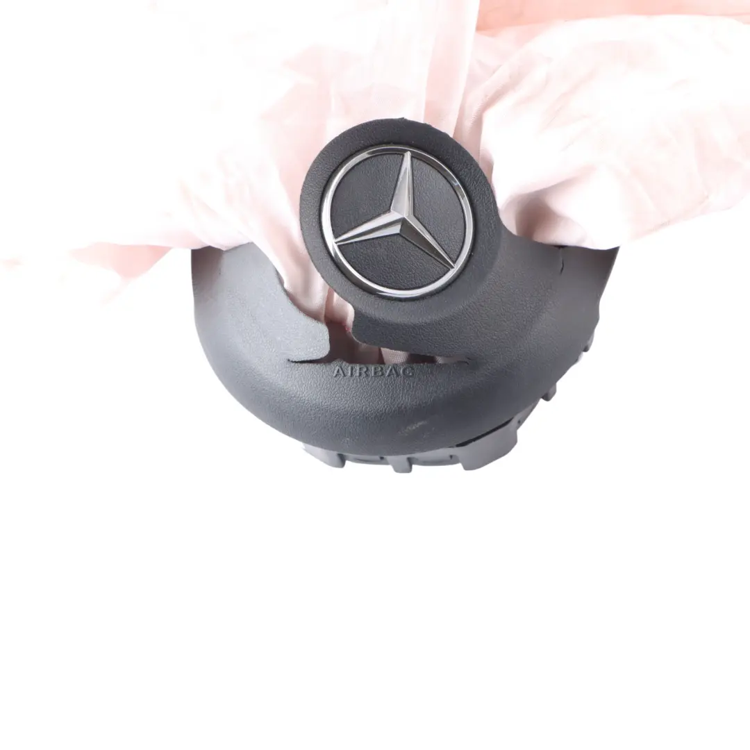 Steering Wheel Air Module Driver's Side DAMAGED to Mercedes W176 with Part number A0008602003 Mercedes W176 Steering Wheel Air Module Driver's Side DAMAGED - SKU A0008602003-1 - Part number A0008602003