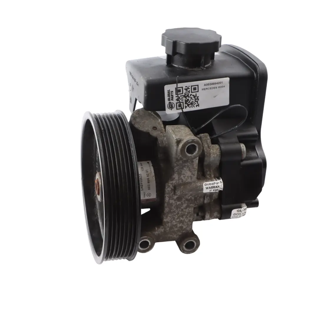Steering Pump Mercedes W204 W211 Hydraulic Unit to Power with Part number A0034664201 Power Steering Pump Mercedes W204 W211 Hydraulic Unit - SKU A0034664201 - Part number A0034664201