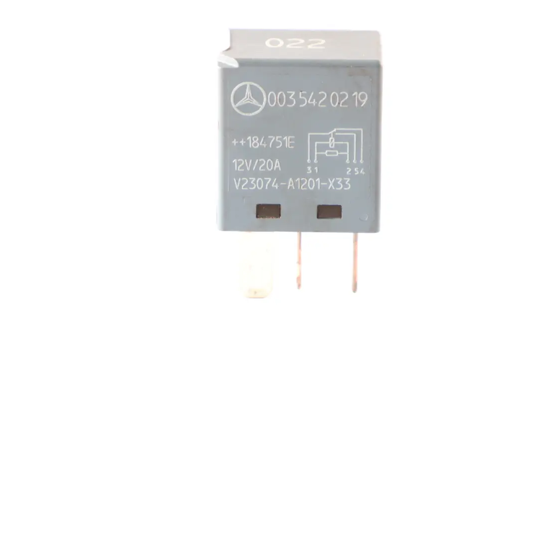5-Pin Control Unit 12A Blue to Mercedes W639 W906 Relay with Part number A0035420219 Mercedes W639 W906 Relay 5-Pin Control Unit 12A Blue - SKU A0035420219-3 - Part number A0035420219