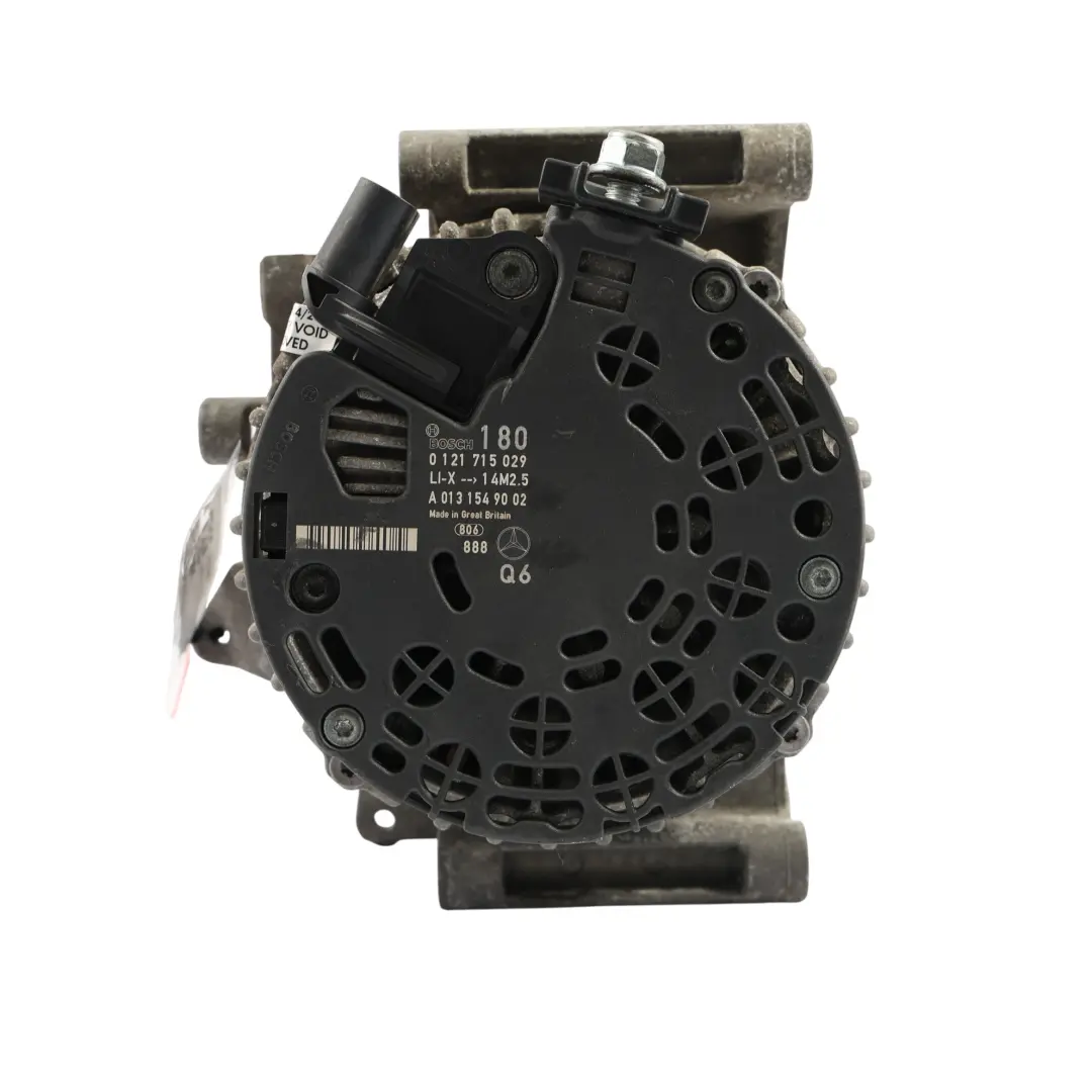 Klasse W204 W211 OM646 Alternator Generator Bosch 180A für Mercedes C E mit Teilenummer A0131549002 Mercedes C E Klasse W204 W211 OM646 Alternator Generator Bosch 180A - SKU A0131549002 - Teilenummer A0131549002
