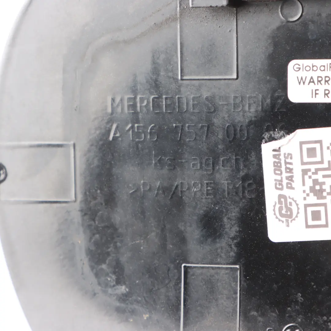 Mercedes X156 Fill Flap Fuel Tank Cap Cover Trim Kosmos Cosmic Black - 191 - SKU A1567570006-KB - Part number A1567570006