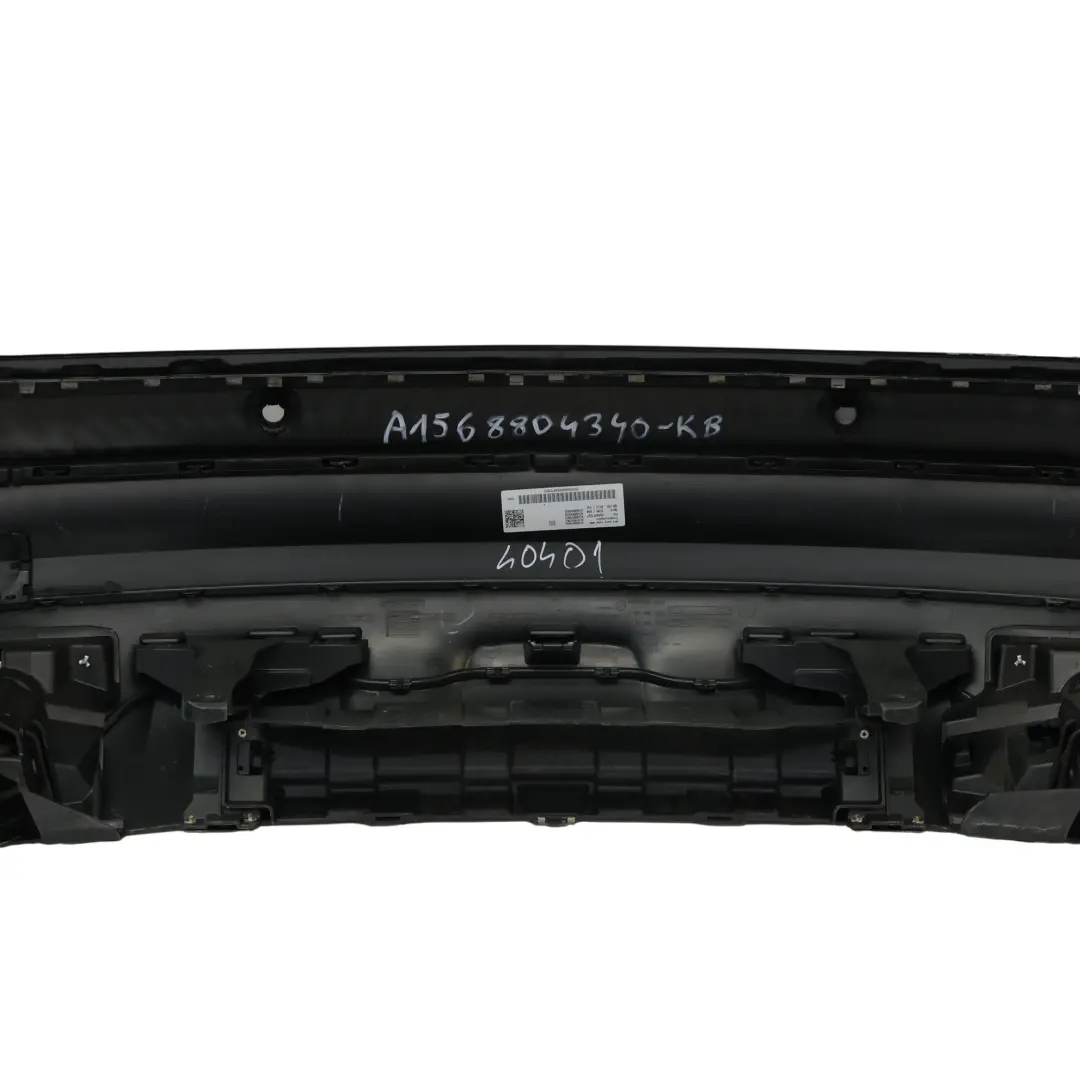 Bumper AMG Trim Panel Kosmos Cosmic Black Metallic - 191 to Mercedes X156 Rear with Part number A1568804340 Mercedes X156 Rear Bumper AMG Trim Panel Kosmos Cosmic Black Metallic - 191 - SKU A1568804340-KB - Part number A1568804340