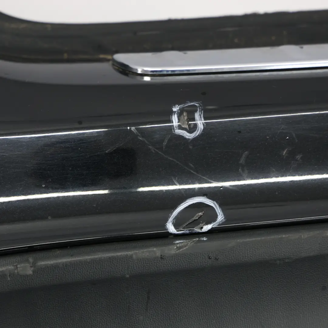 Mercedes X156 Rear Bumper AMG Trim Panel Kosmos Cosmic Black Metallic - 191 - SKU A1568804340-KB - Part number A1568804340