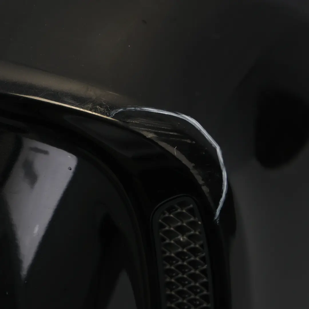Bumper AMG Trim Panel Kosmos Cosmic Black Metallic - 191 to Mercedes X156 Rear with Part number A1568804340 Mercedes X156 Rear Bumper AMG Trim Panel Kosmos Cosmic Black Metallic - 191 - SKU A1568804340-KB - Part number A1568804340