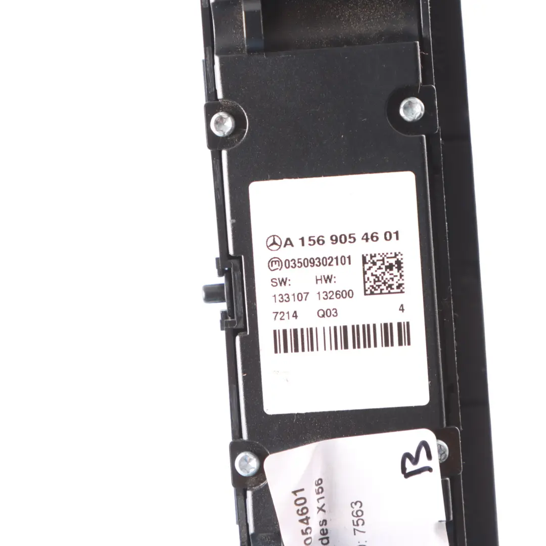 Sitzheizung Taste Hazard Triangle Control Panel Block für Mercedes X156 mit Teilenummer A1569054601 Mercedes X156 Sitzheizung Taste Hazard Triangle Control Panel Block - SKU A1569054601 - Teilenummer A1569054601