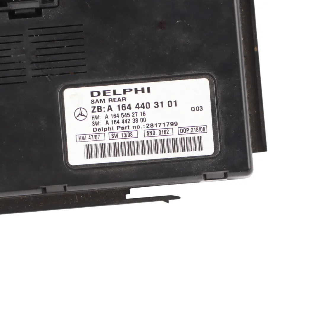 Sam Control Module Fuse Box Unit to Mercedes W164 with Part number A1644403101 Mercedes W164 Sam Control Module Fuse Box Unit - SKU A1644403101 - Part number A1644403101
