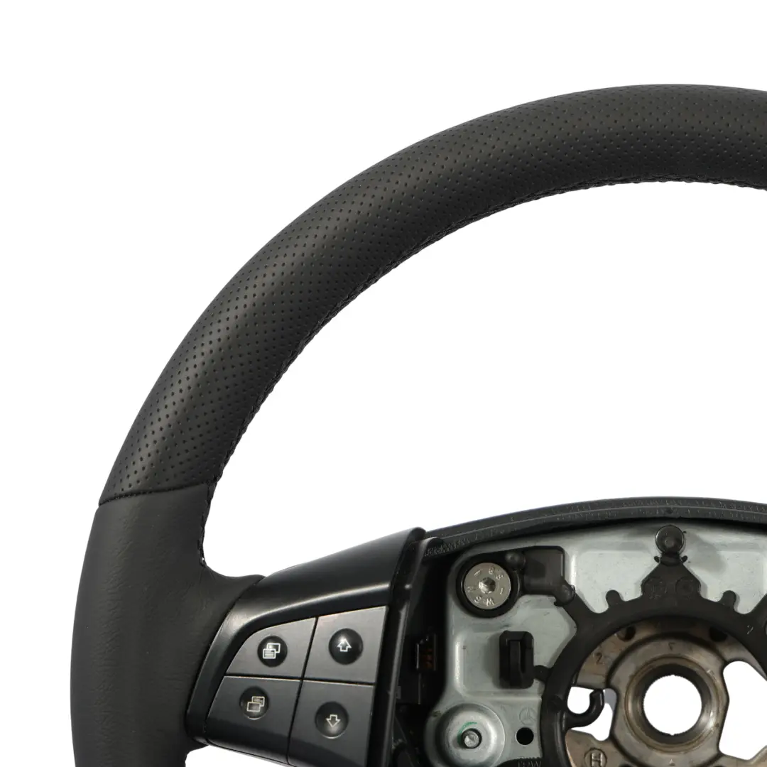 Mercedes W245 NUOVO Volante In Pelle Nera Con Filettature Nere - SKU A1644601403-1 - Numero di parte A1644601403