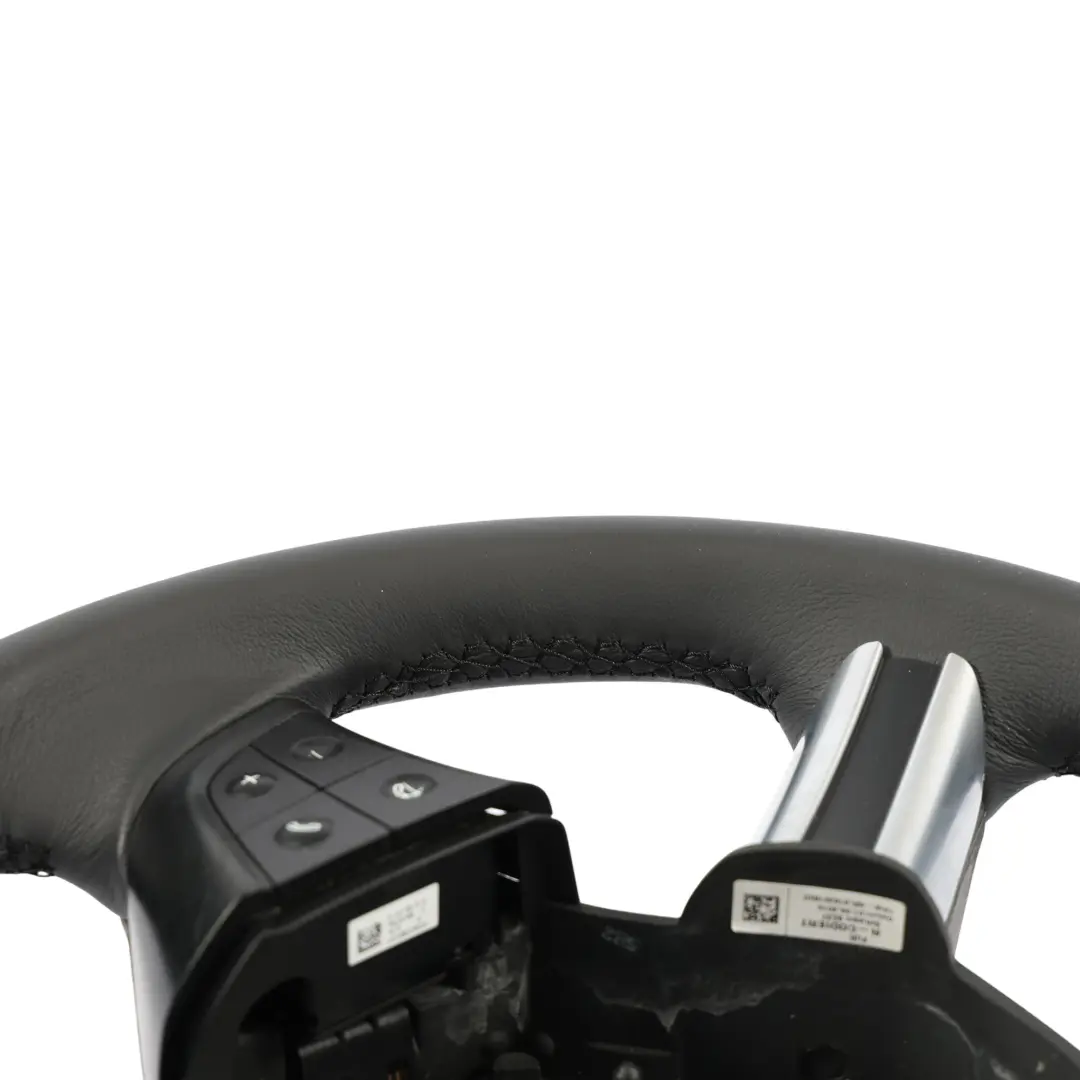 Mercedes W245 NUOVO Volante In Pelle Nera Con Filettature Nere - SKU A1644604303-1 - Numero di parte A1644604303