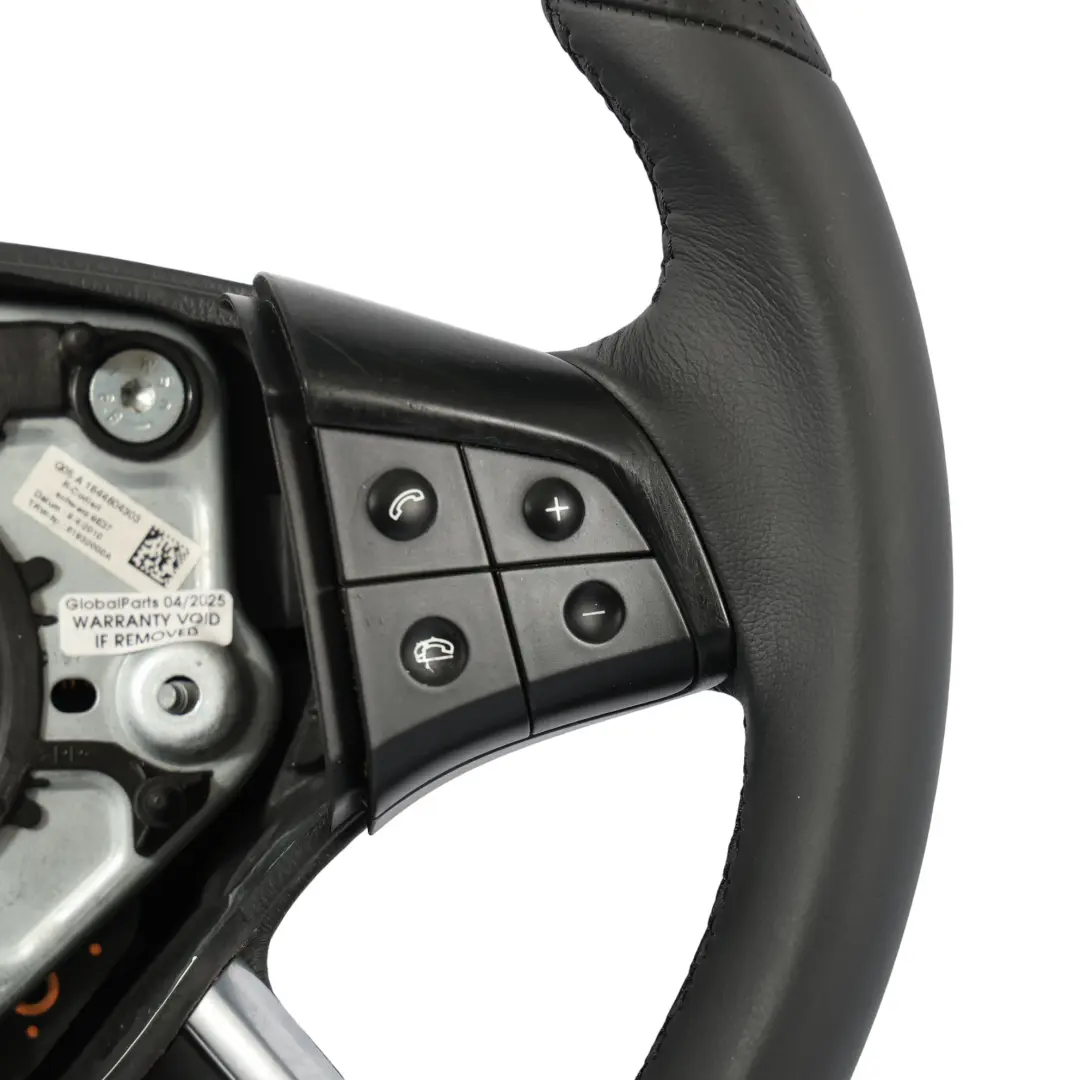 NEU Schwarzes Leder Lenkrad Mit Schwarzen Fäden für Mercedes W245 mit Teilenummer A1644604303 Mercedes W245 NEU Schwarzes Leder Lenkrad Mit Schwarzen Fäden - SKU A1644604303-1 - Teilenummer A1644604303