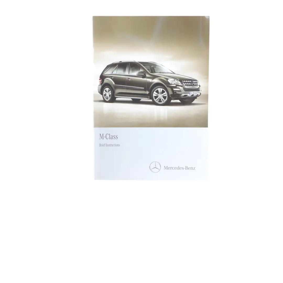 Mercedes ML W164 Owner's Manual Instruction Book Case Wallet Pouch - SKU A1645847183 - Part number A1645847183