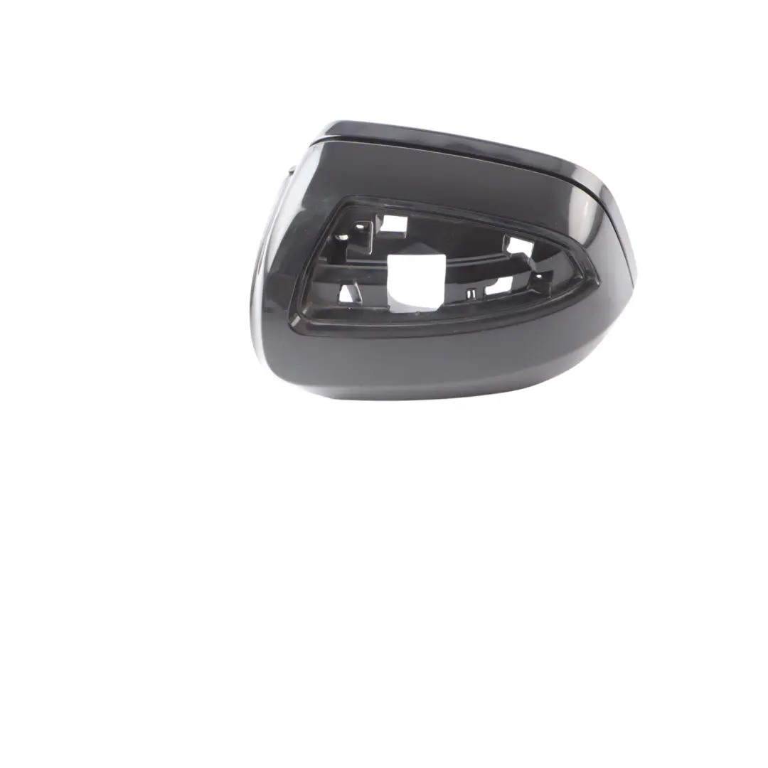Mercedes ML W164 Wing Mirror Cover Left N/S Obsidian Black - 197 - SKU A1648101764-OB - Part number A1648101764