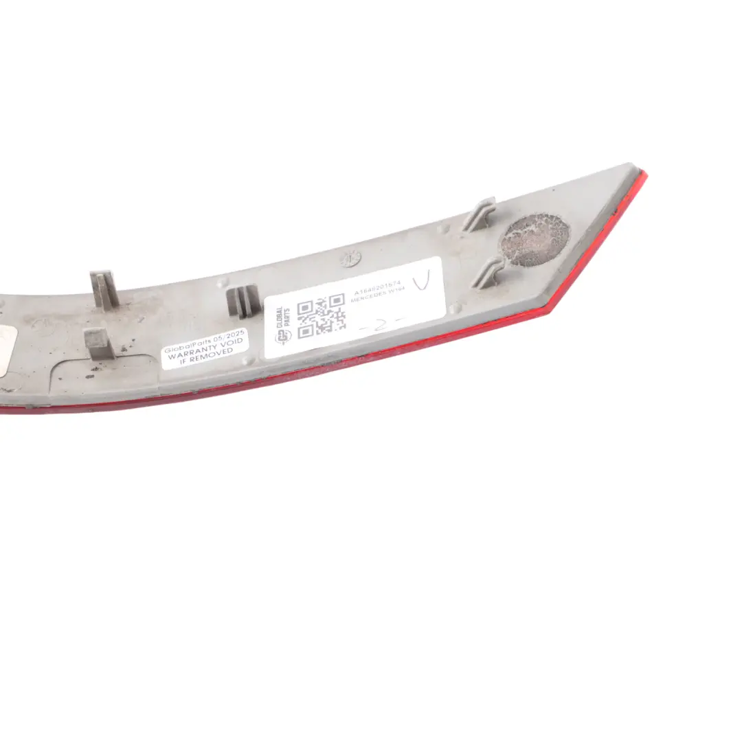 Lamp Reflector Bumper Trim Reflection Rear Right O/S to Mercedes W164 with Part number A1648201574 Mercedes W164 Lamp Reflector Bumper Trim Reflection Rear Right O/S - SKU A1648201574 - Part number A1648201574
