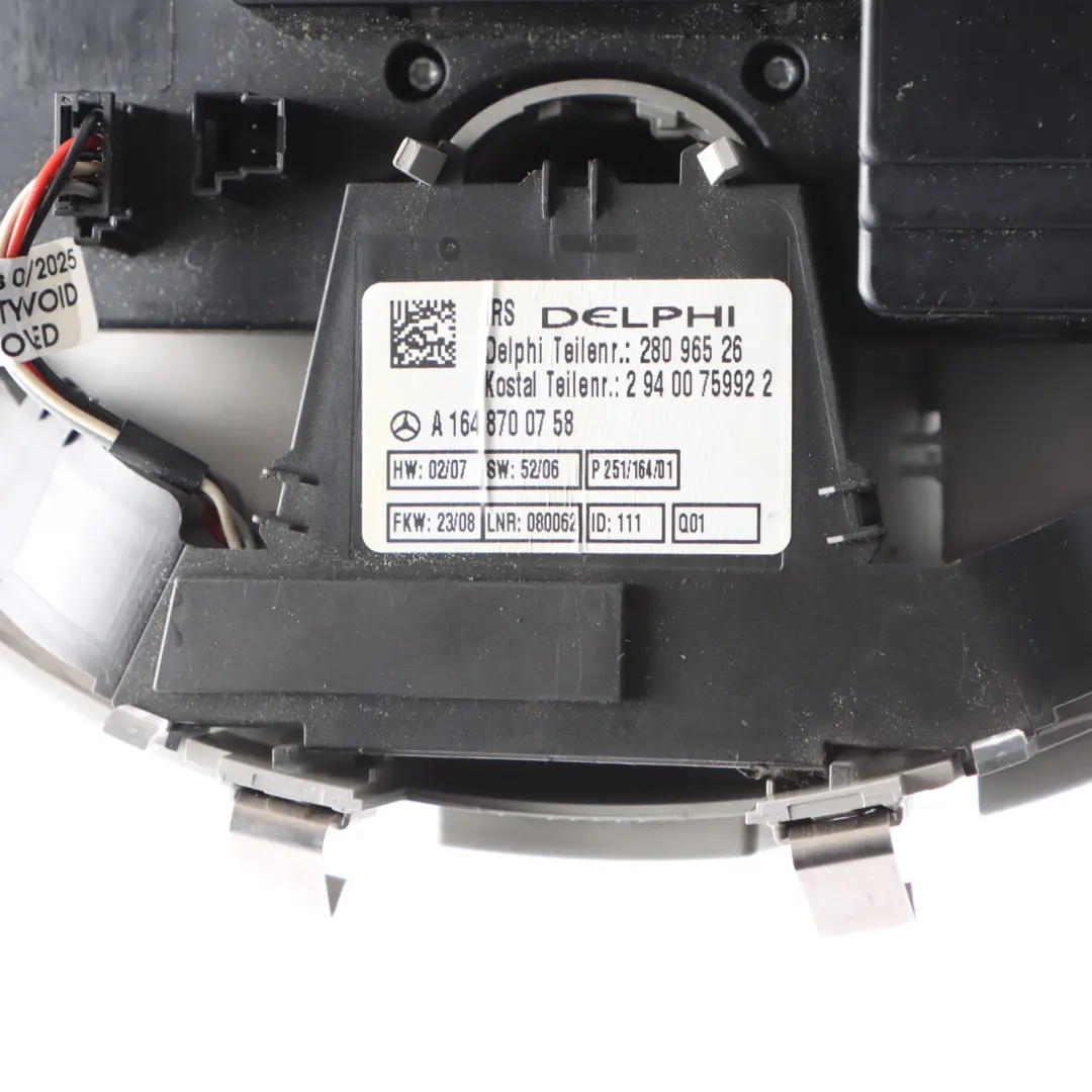 Mercedes ML W164 Front Interior Roof Light Reading Lamp Grey - SKU A1648702126 - Part number A1648702126