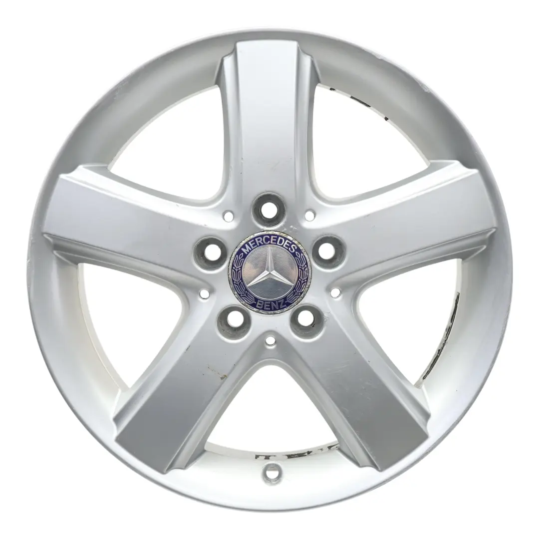Mercedes-Benz B Class W245 Alloy Wheel Rim 16" ET:46 6J to with Part number A1694010302 Mercedes-Benz B Class W245 Alloy Wheel Rim 16" ET:46 6J - SKU A1694010302-1 - Part number A1694010302