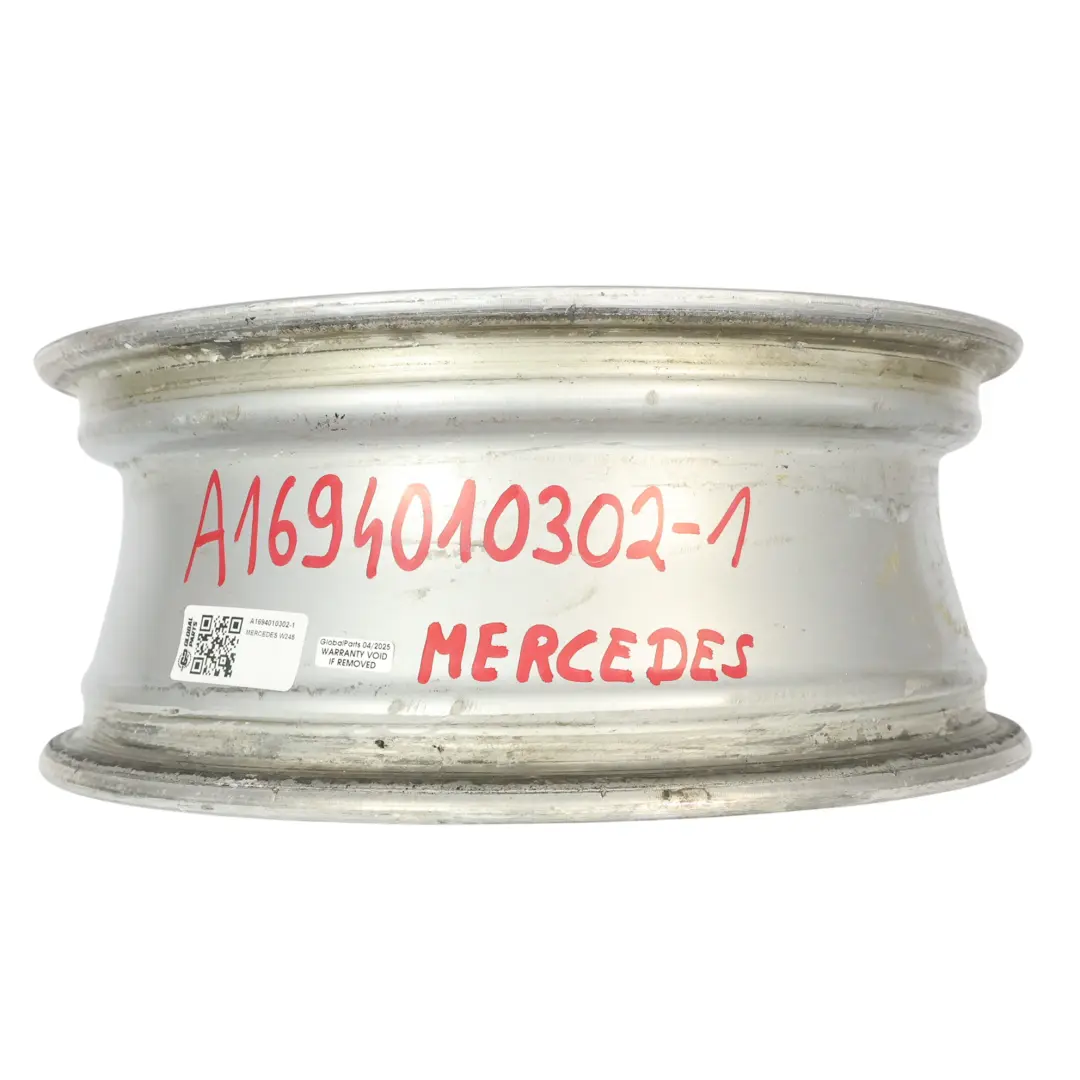  Mercedes-Benz Classe B W245 Argento Cerchi AlluMini o 16" 6J ET: 46 - SKU A1694010302-1 - Numero di parte A1694010302