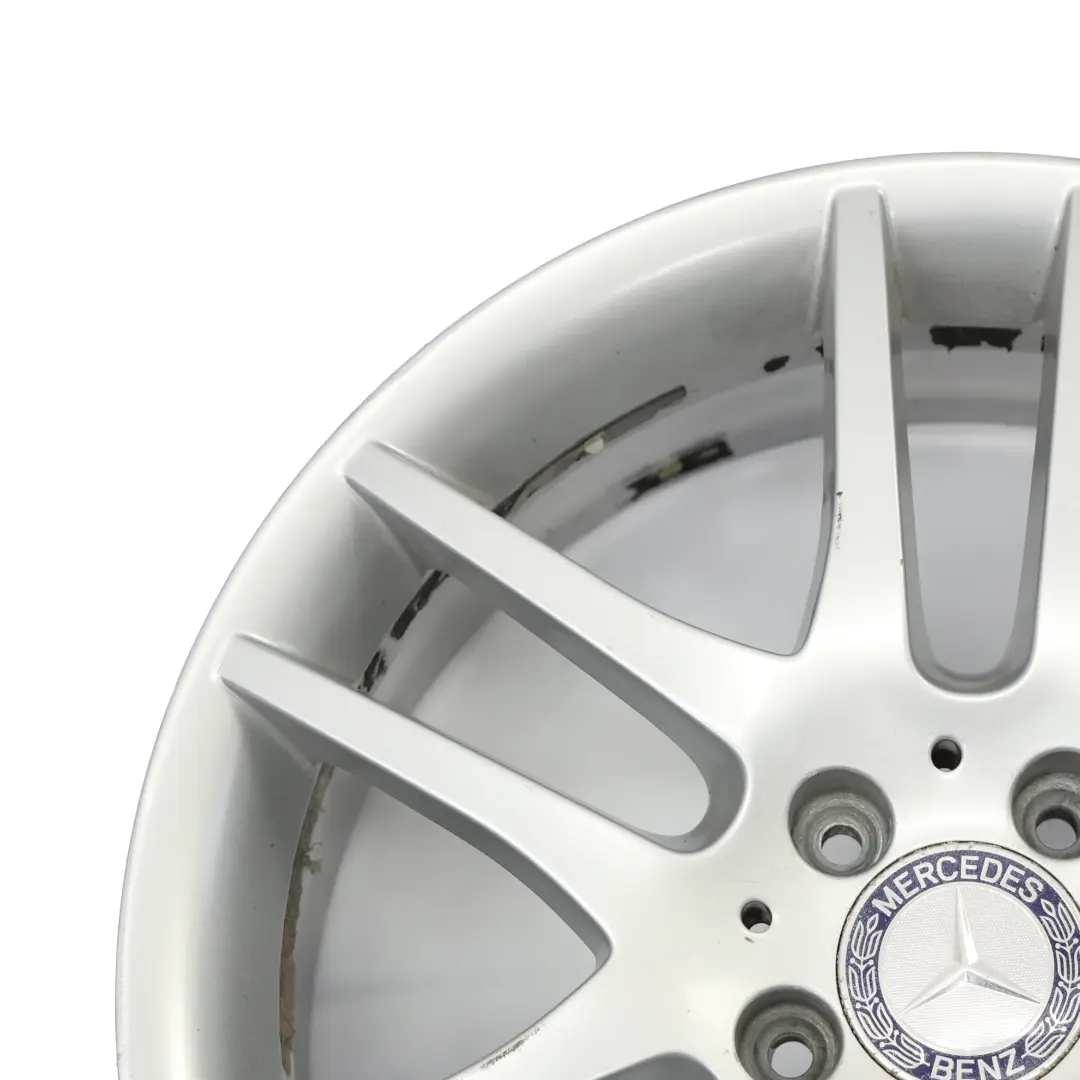 Front Alloy Wheel Rim 18" 7,5J ET:36 to Mercedes SLK R171 Silver with Part number A1714012802 Mercedes SLK R171 Silver Front Alloy Wheel Rim 18" 7,5J ET:36 - SKU A1714012802-1 - Part number A1714012802