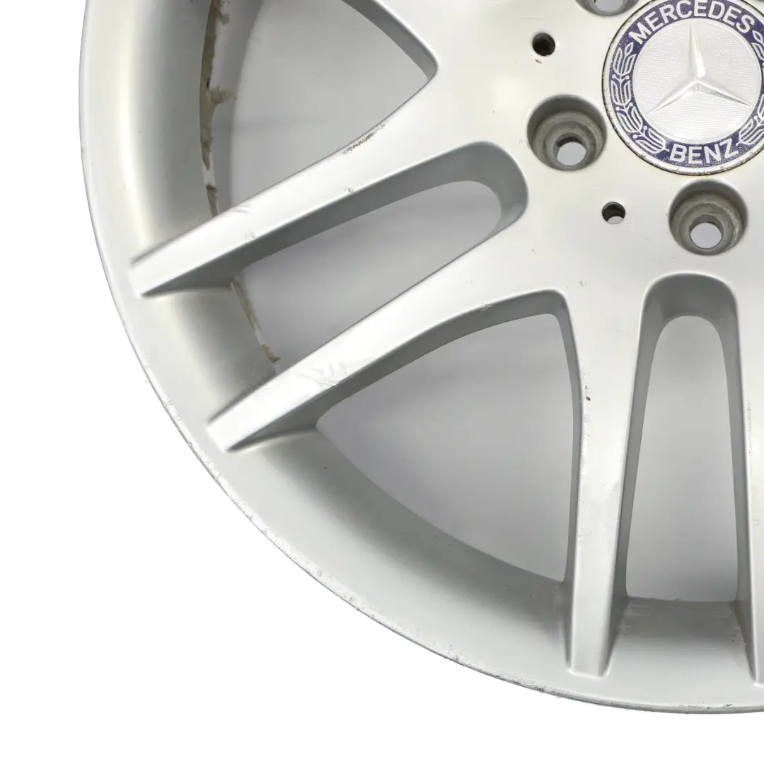Front Alloy Wheel Rim 18" 7,5J ET:36 to Mercedes SLK R171 Silver with Part number A1714012802 Mercedes SLK R171 Silver Front Alloy Wheel Rim 18" 7,5J ET:36 - SKU A1714012802-1 - Part number A1714012802
