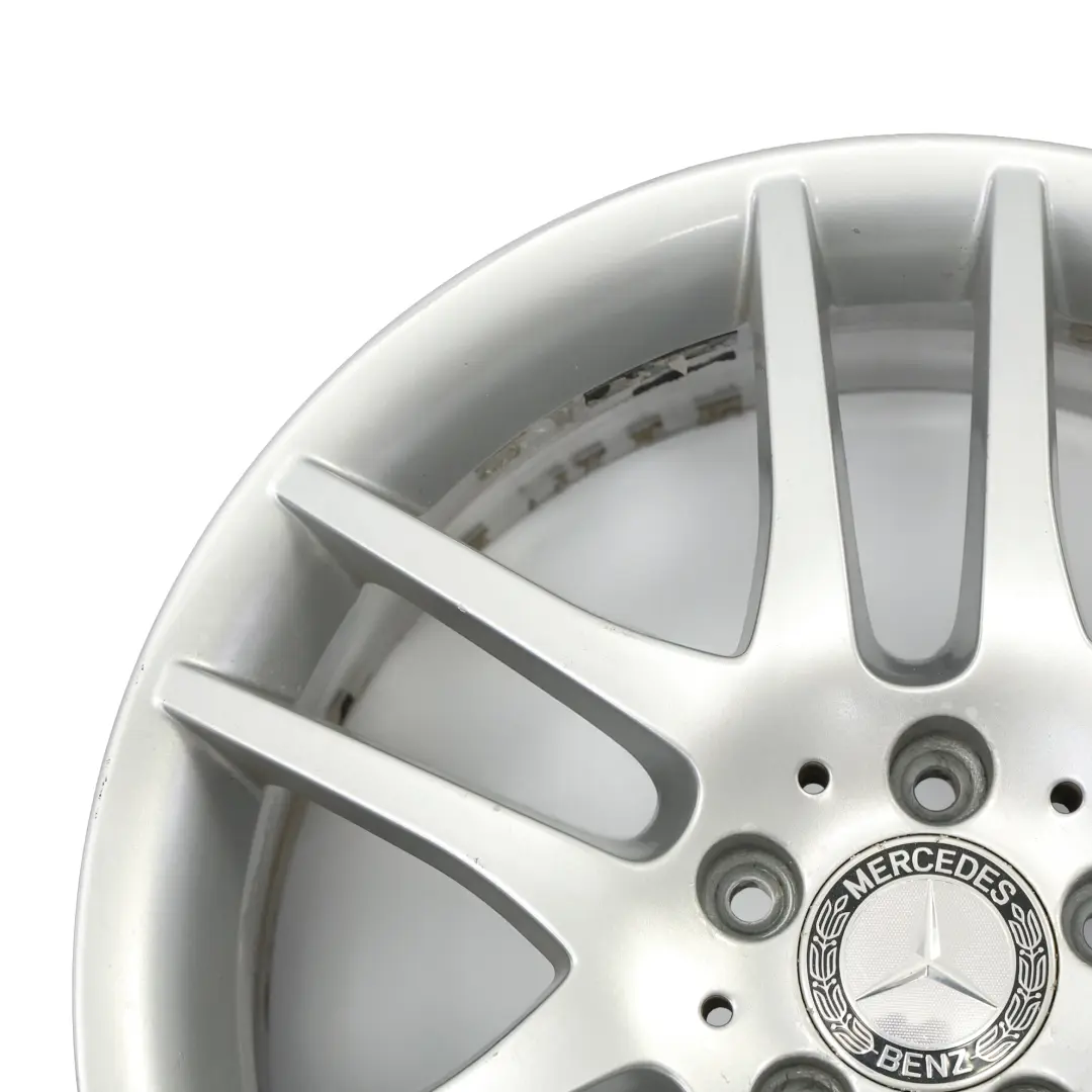 Cerchio In Lega Anteriore Argento 18" 7,5J ET:36 per Mercedes SLK R171 con numero di parte A1714012802 Mercedes SLK R171 Cerchio In Lega Anteriore Argento 18" 7,5J ET:36 - SKU A1714012802-2 - Numero di parte A1714012802