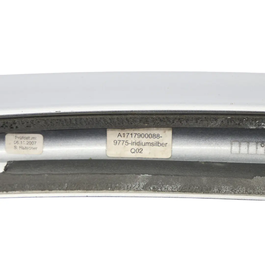 Spoiler Boot Trunk Lid Rear Trim Iridium Silver - 775 to Mercedes SLK R171 Tailgate with Part number A1717900088 Mercedes SLK R171 Tailgate Spoiler Boot Trunk Lid Rear Trim Iridium Silver - 775 - SKU A1717900088-IRS - Part number A1717900088
