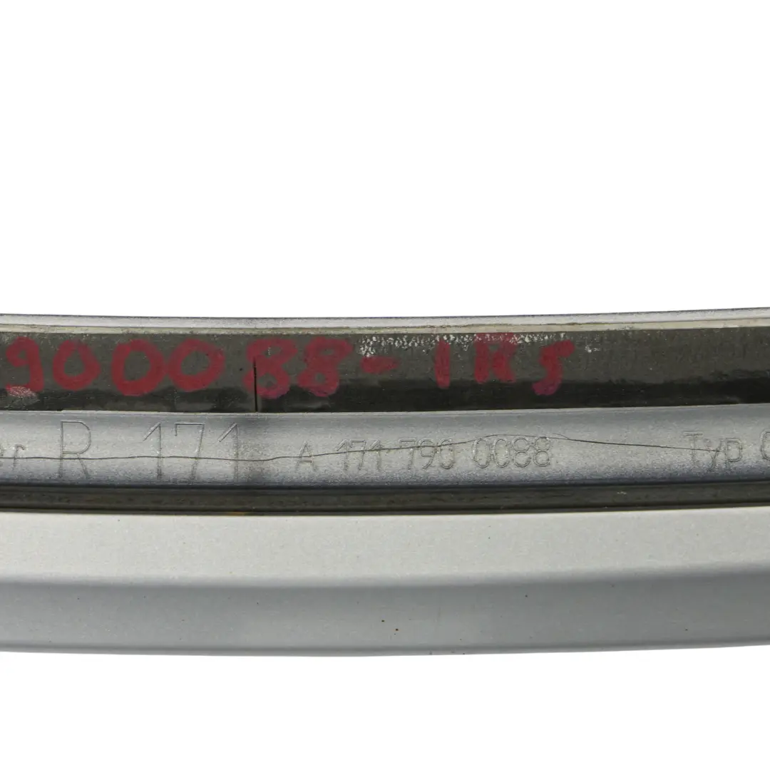 Spoiler Boot Trunk Lid Rear Trim Iridium Silver - 775 to Mercedes SLK R171 Tailgate with Part number A1717900088 Mercedes SLK R171 Tailgate Spoiler Boot Trunk Lid Rear Trim Iridium Silver - 775 - SKU A1717900088-IRS - Part number A1717900088