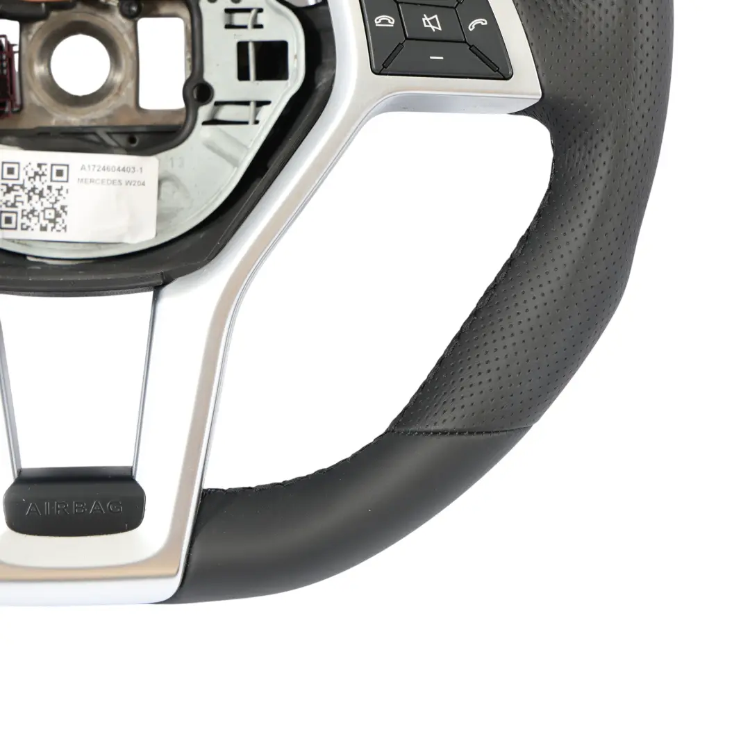 Volante Mercedes W204 C63 AMG W212 NUEVO Cuero Negro Sport Paddle Shift - SKU A1724604403-1 - Número de pieza A1724604403