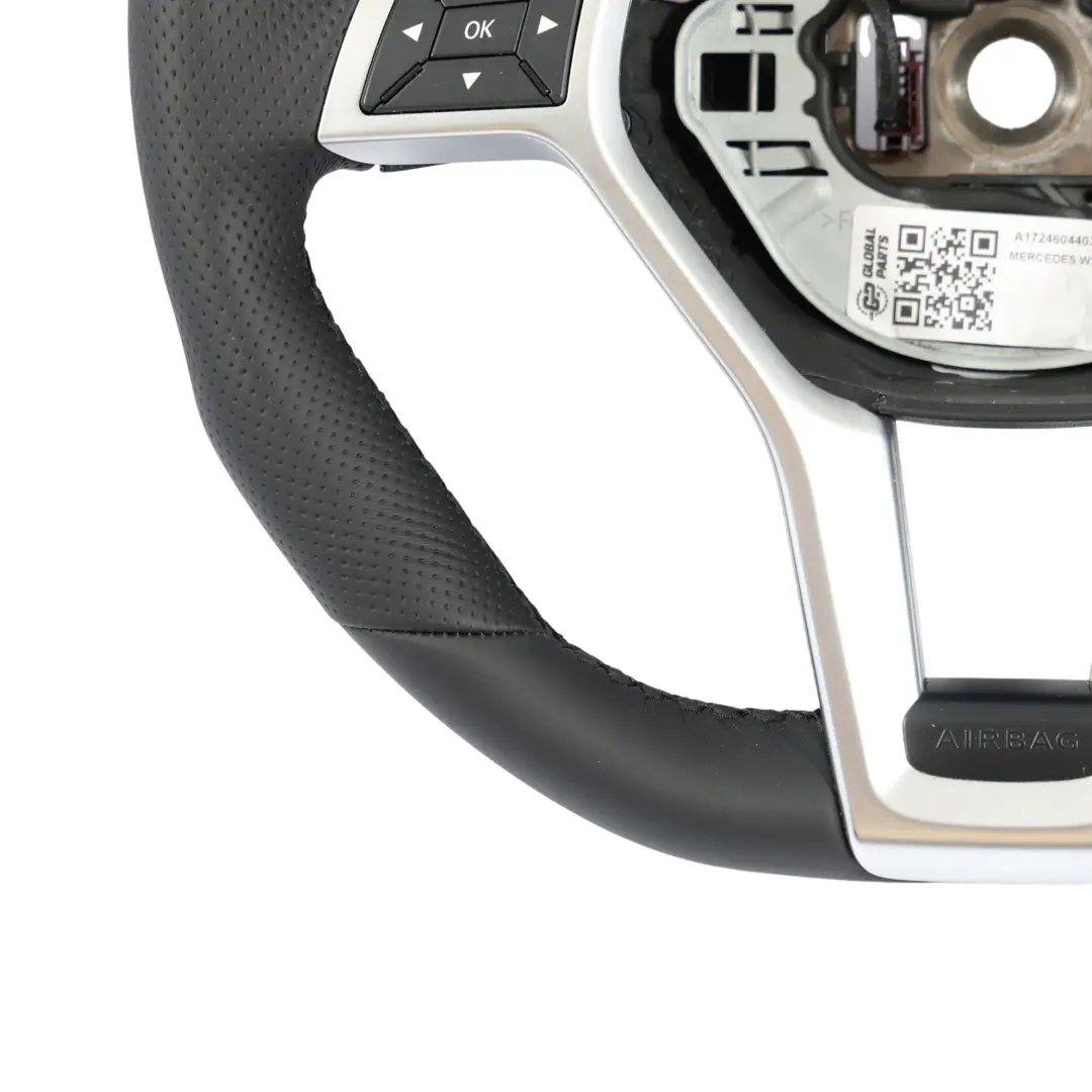 Volante Mercedes W204 C63 AMG W212 NUEVO Cuero Negro Sport Paddle Shift - SKU A1724604403-1 - Número de pieza A1724604403