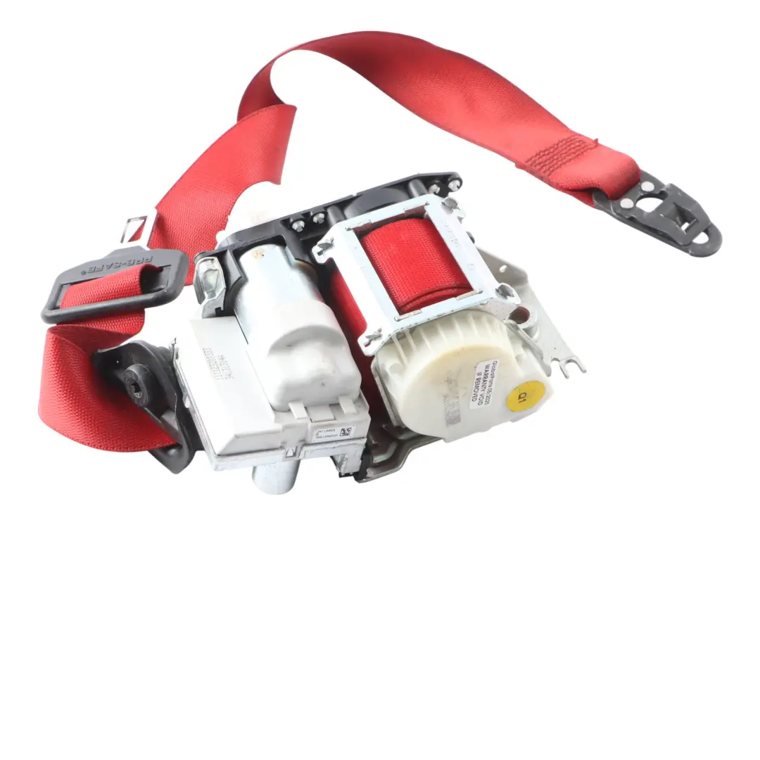 Interior Seat Belt Front Left N/S Red to Mercedes SLK R172 with Part number A1728602585 Mercedes SLK R172 Interior Seat Belt Front Left N/S Red - SKU A1728602585-1 - Part number A1728602585