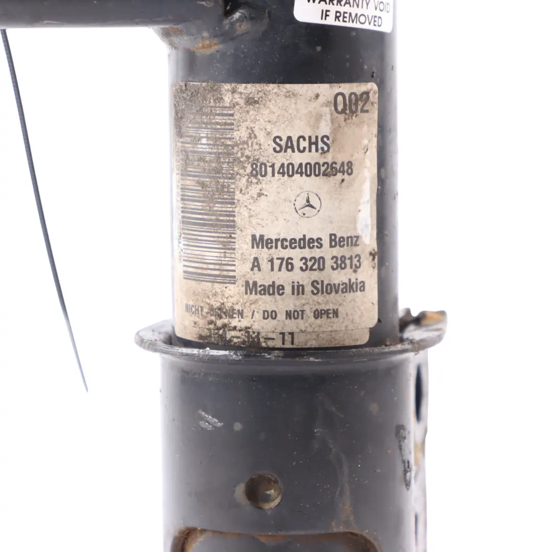 Strut Front Right O/S Suspension Shock Absorber to Mercedes W176 Spring with Part number A1763203813 Mercedes W176 Spring Strut Front Right O/S Suspension Shock Absorber - SKU A1763203813 - Part number A1763203813