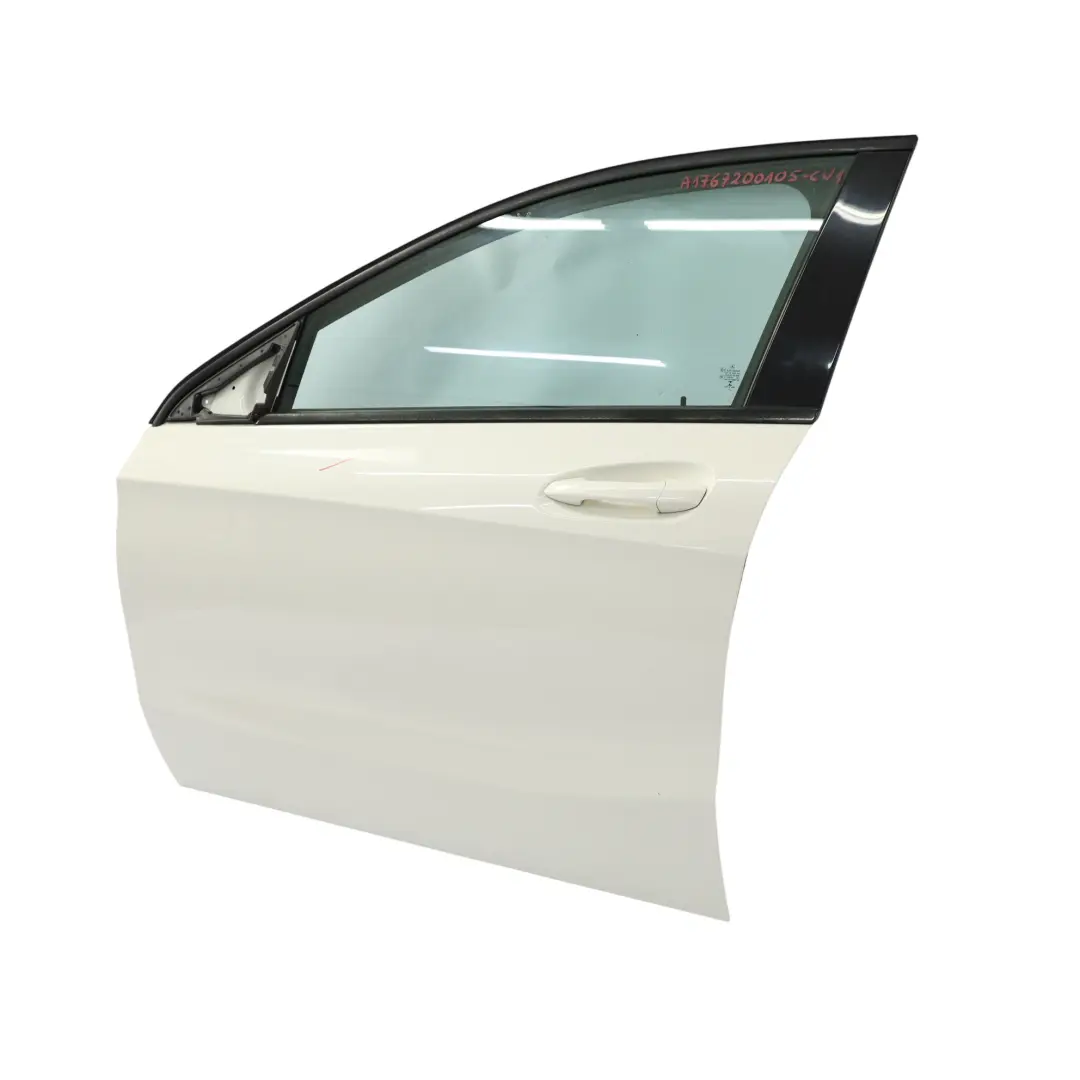Mercedes W176 Puerta Delantera Izquierda Calcite White Blanco - 650 - SKU A1767200105-CW1 - Número de pieza A1767200105