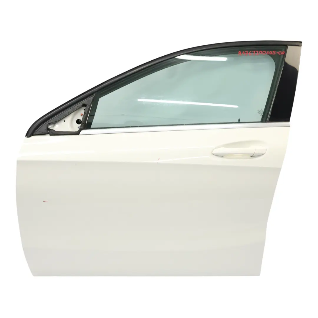 Puerta Delantera Izquierda Calcite White Blanco - 650 para Mercedes W176 con número de pieza A1767200105 Mercedes W176 Puerta Delantera Izquierda Calcite White Blanco - 650 - SKU A1767200105-CW2 - Número de pieza A1767200105