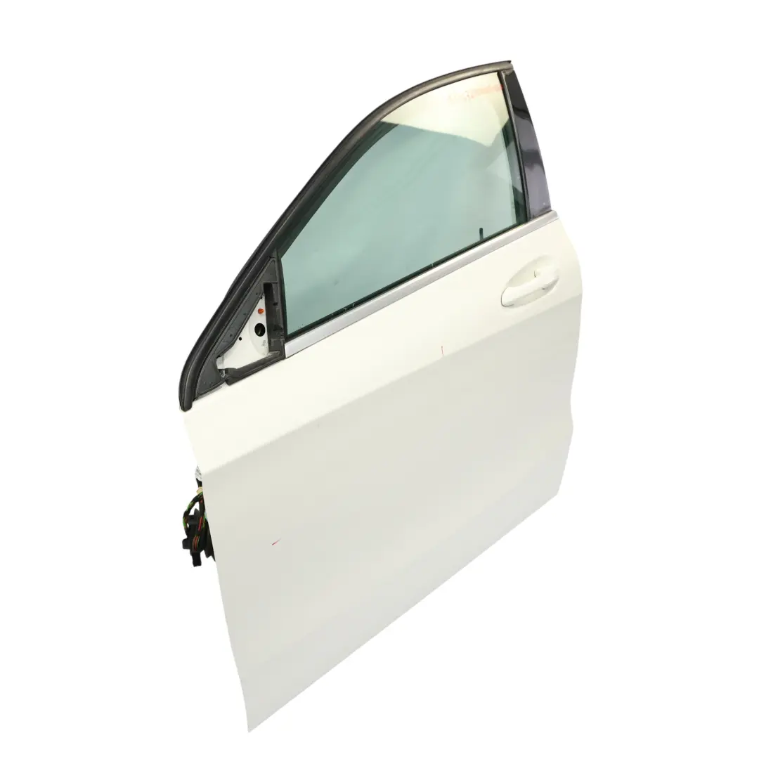 Door Front Left N/S A-Class Calcite White - 650 to Mercedes W176 with Part number A1767200105 Mercedes W176 Door Front Left N/S A-Class Calcite White - 650 - SKU A1767200105-CW2 - Part number A1767200105