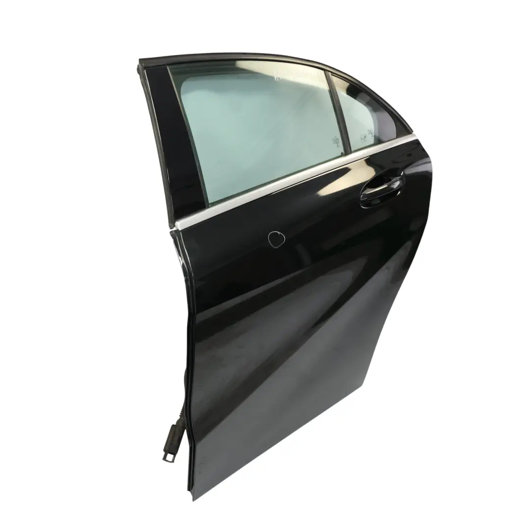 Mercedes W176 Door Rear Left N/S A-Class Kosmos Cosmic Black Metallic - 191 - SKU A1767300105-KB - Part number A1767300105