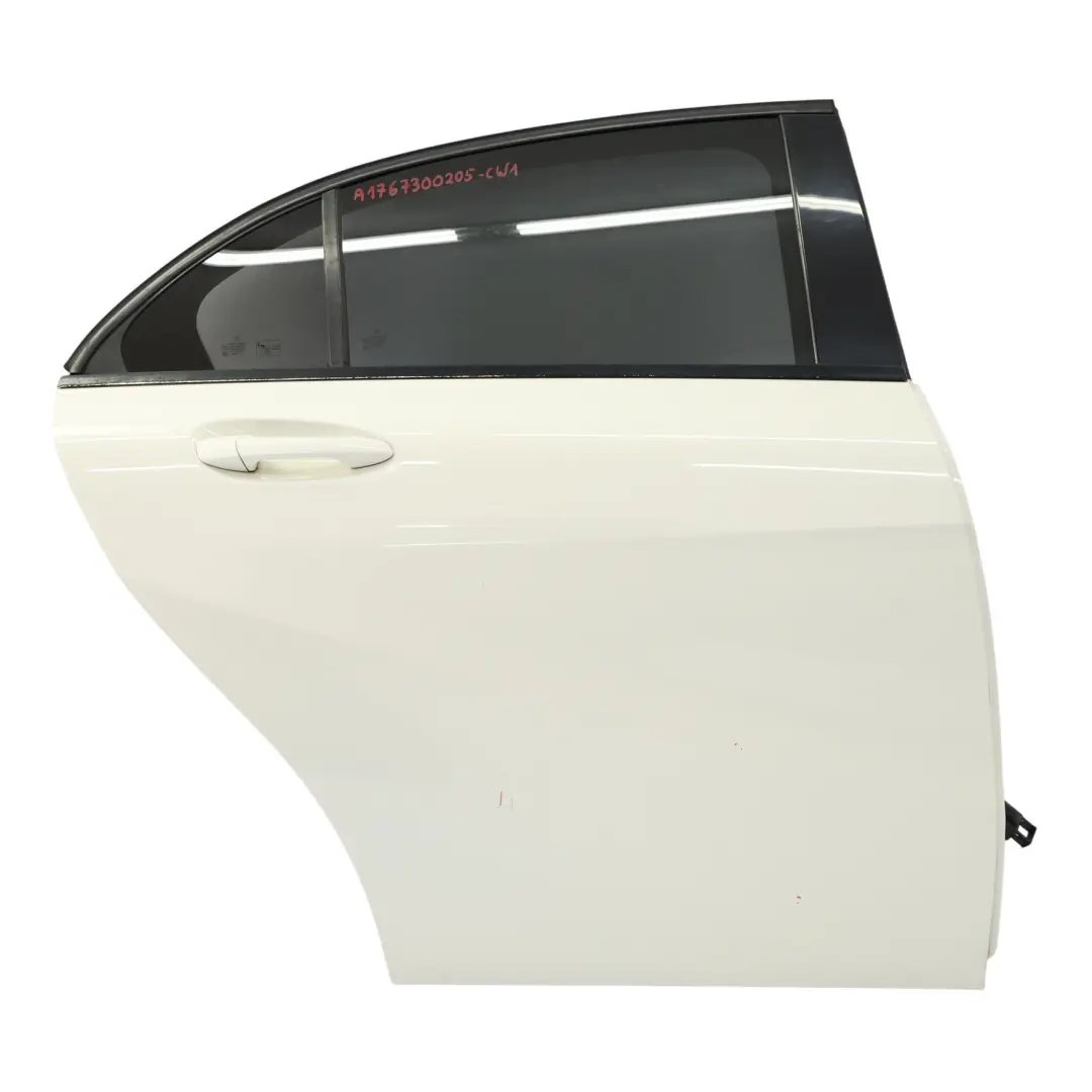 Arrière Droite Classe A Calcite White Blanc - 650 pour Mercedes W176 Porte à propos du numéro de pièce A1767300205 Mercedes W176 Porte Arrière Droite Classe A Calcite White Blanc - 650 - SKU A1767300205-CW1 - Numéro de pièce A1767300205