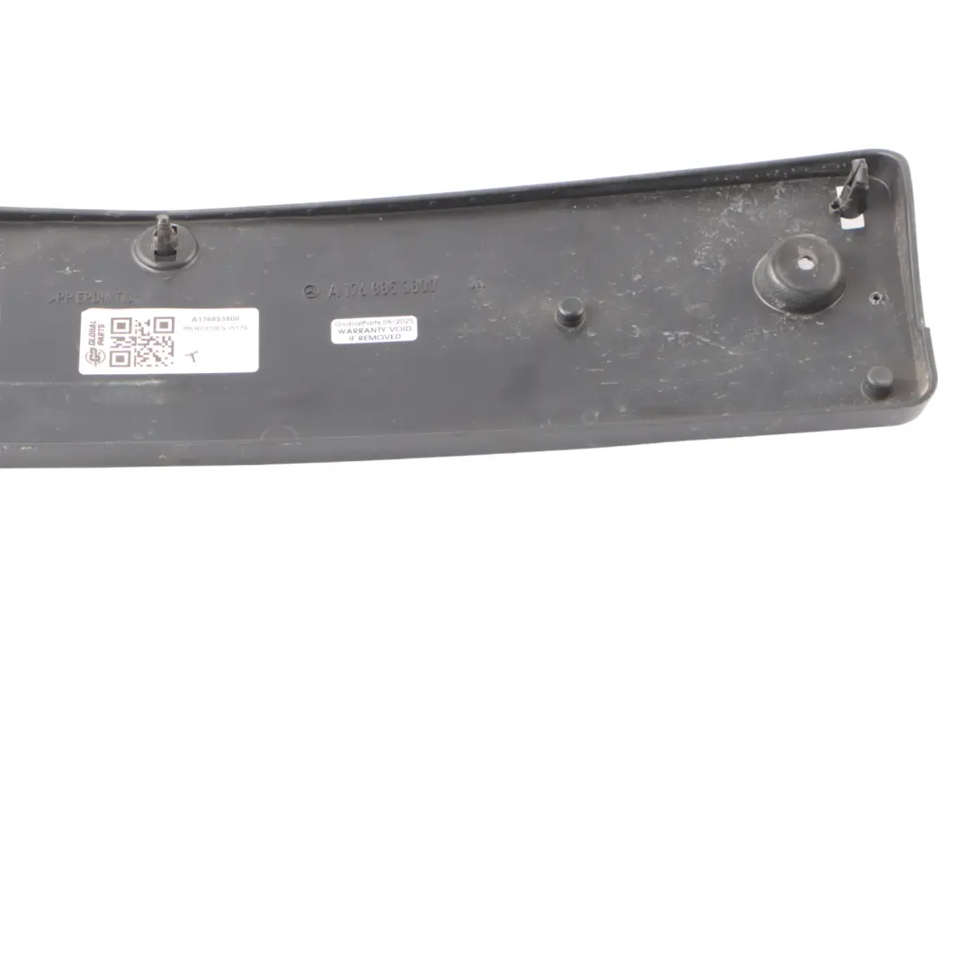 Front Bumper Number Plate Holder Carrier to Mercedes W176 AMG with Part number A176853800 Mercedes W176 AMG Front Bumper Number Plate Holder Carrier - SKU A1768853800 - Part number A176853800
