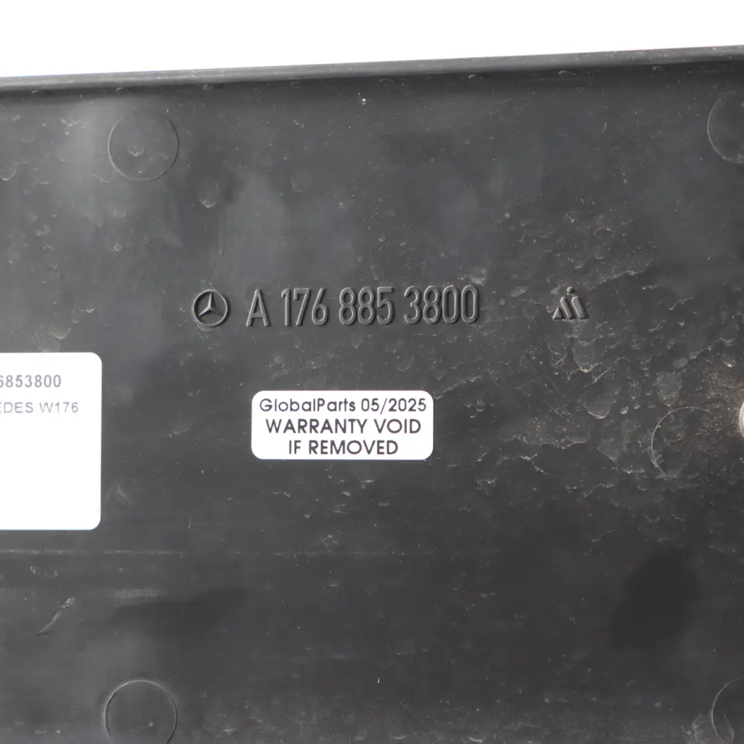 Front Bumper Number Plate Holder Carrier to Mercedes W176 AMG with Part number A176853800 Mercedes W176 AMG Front Bumper Number Plate Holder Carrier - SKU A1768853800 - Part number A176853800