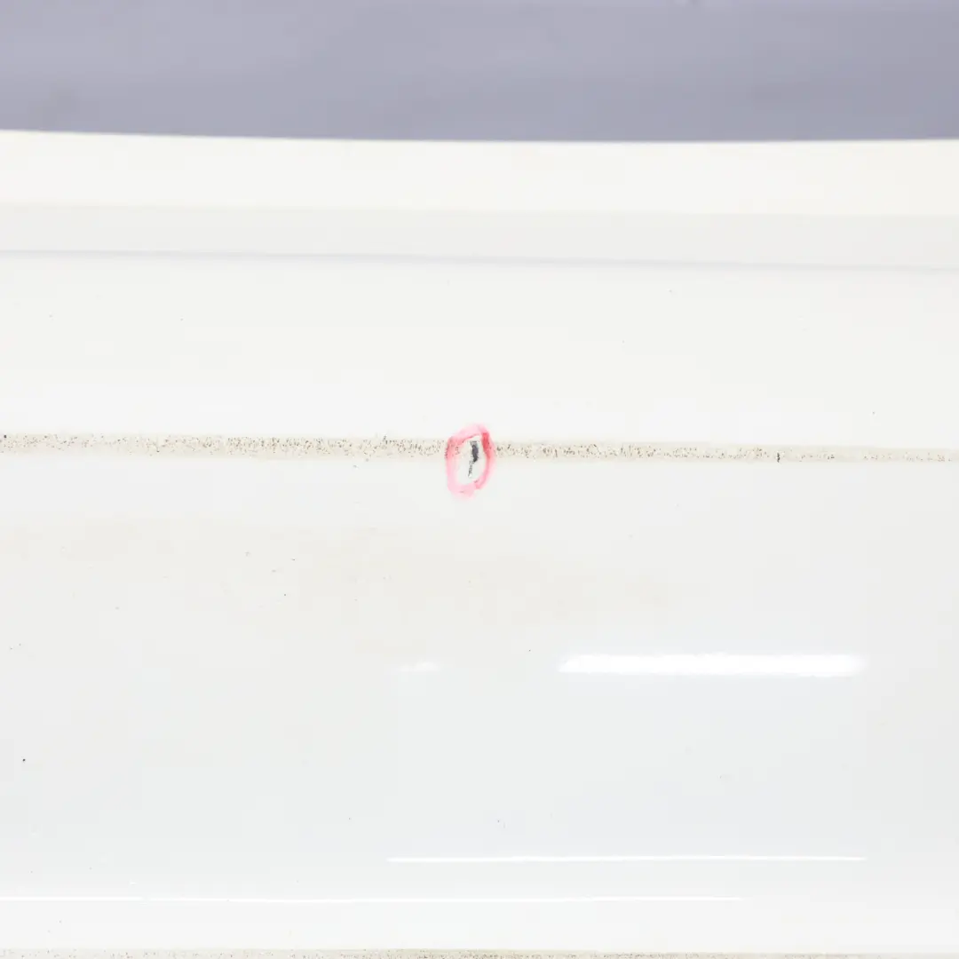 Bumper Rear Trim Panel Cover AMG Calcite White - 650 to Mercedes W176 with Part number A1768800001 Mercedes W176 Bumper Rear Trim Panel Cover AMG Calcite White - 650 - SKU A1768800001-CW - Part number A1768800001