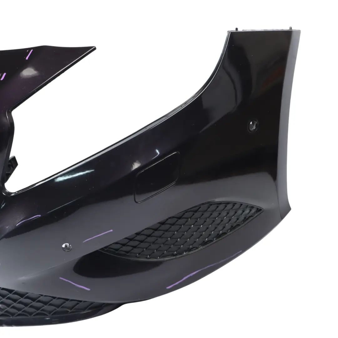 Front Bumper Trim Panel Northern Lights Violet Metallic - 592 to Mercedes W176 with Part number A1768800640 Mercedes W176 Front Bumper Trim Panel Northern Lights Violet Metallic - 592 - SKU A1768800640-NV - Part number A1768800640