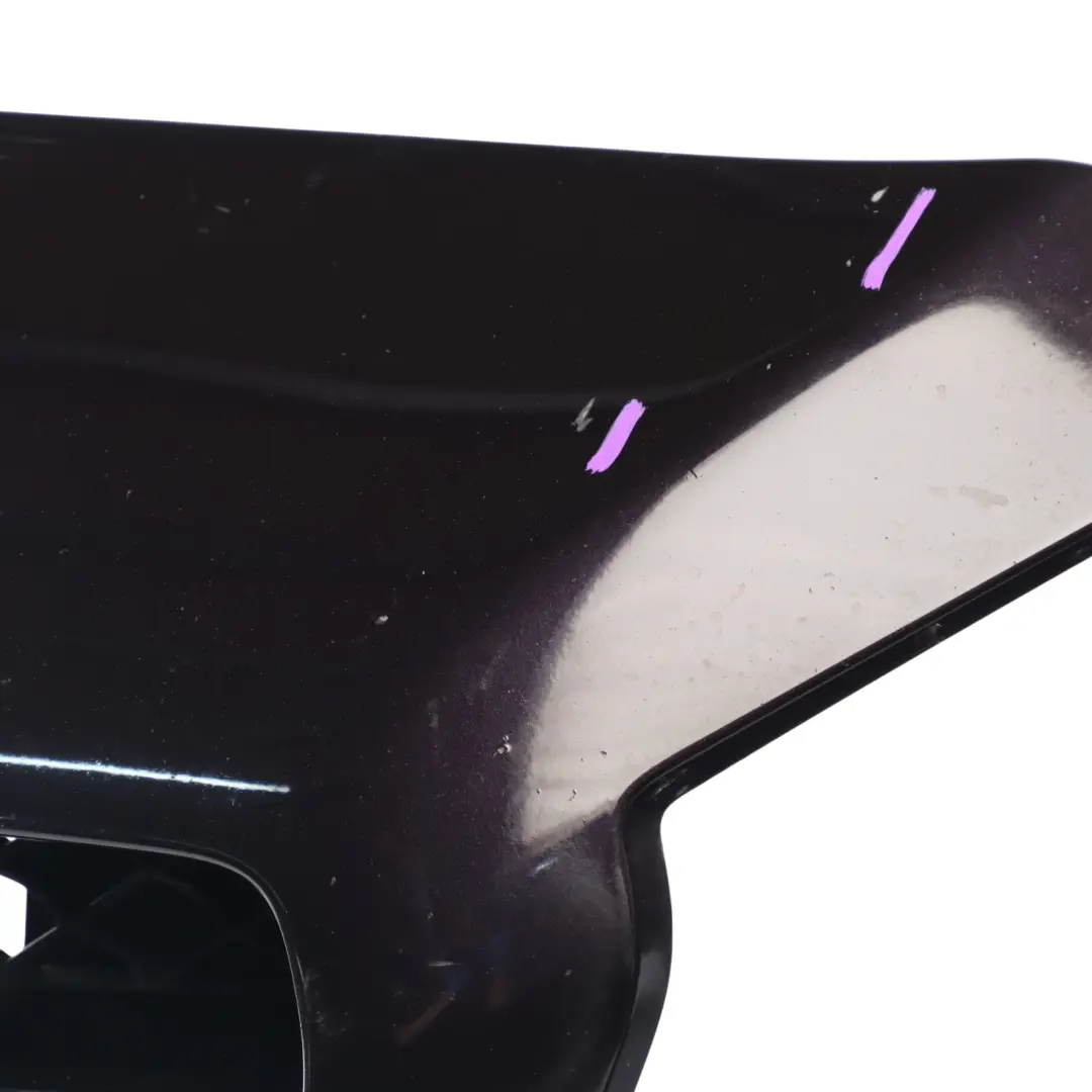 Front Bumper Trim Panel Northern Lights Violet Metallic - 592 to Mercedes W176 with Part number A1768800640 Mercedes W176 Front Bumper Trim Panel Northern Lights Violet Metallic - 592 - SKU A1768800640-NV - Part number A1768800640