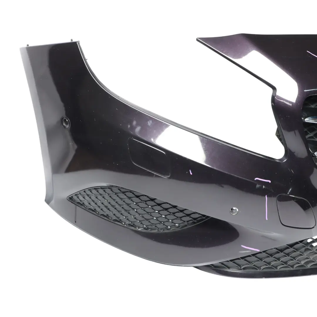 Front Bumper Trim Panel Northern Lights Violet Metallic - 592 to Mercedes W176 with Part number A1768800640 Mercedes W176 Front Bumper Trim Panel Northern Lights Violet Metallic - 592 - SKU A1768800640-NV - Part number A1768800640